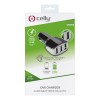 Celly Auto lader 4.4A 3 USB zw.